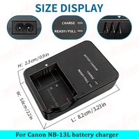 CB-2LH CB-2LHT CB-2LHE Battery Charger For Canon G5x G7x G9X Mark II Sx620 Sx720 Sx730 Sx740 HS Camera NB-13L Battery Charger - Image 4