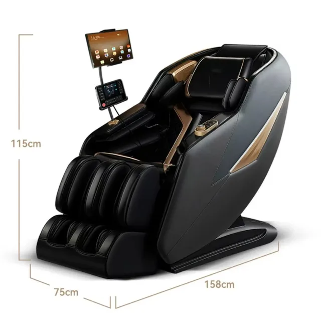 Timing Control Massage Chair Kneading Shiatsu Stretch Massage Chair for Full Body Zero Gravity Calf Kneading