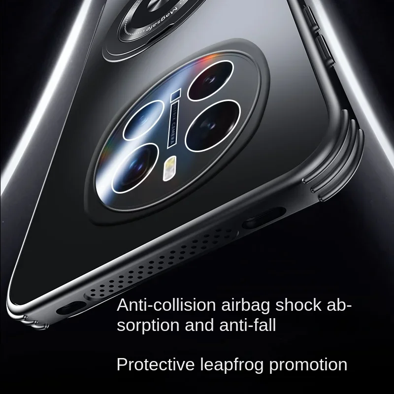 Magnetic Wireless Charging Shockproof Case with Ring Holder
