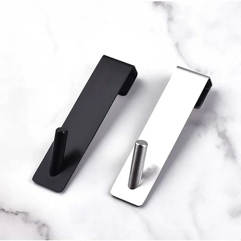Stainless Steel Over Glass Door Shower Door Back Shower Towel Rack storage rack towel rack bathroom shelf bathroom storage shelf storage shelf bathroom accessories shower rack bathroom corner shelf toilet shower rack glass door hanger S-Shape Bathroom Bathrobe Hanger Holder Hooks