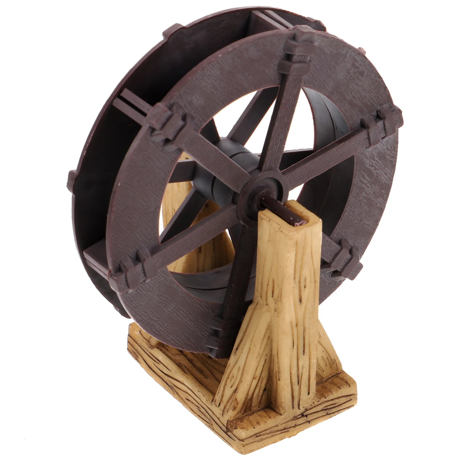 

DIY Waterfall Fountain Wheel with Bracket Water Fountain Scene Layout Ornament