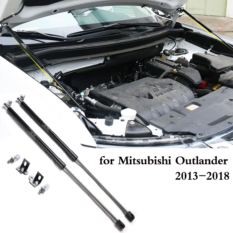 

For 2013 2014 2015 2017 2018 Mitsubishi Outlander Front Hood Engine Supporting Hydraulic rod Strut Spring Shock Bars Bracket