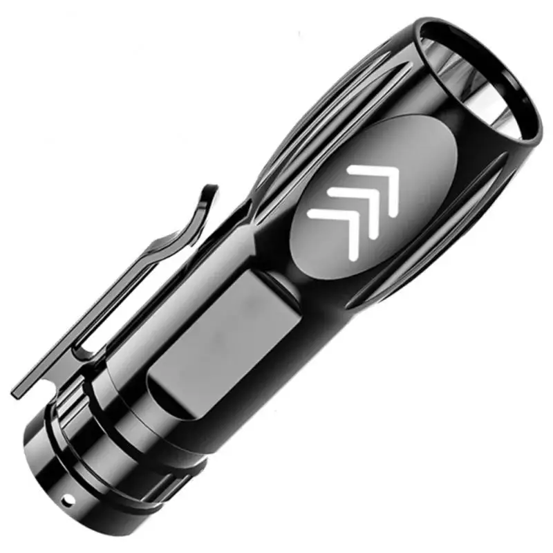 

Фонарик светодиодный для улицы Бытовые светодиодные фонарики мини USB зарядка аккумуляторная батарея
