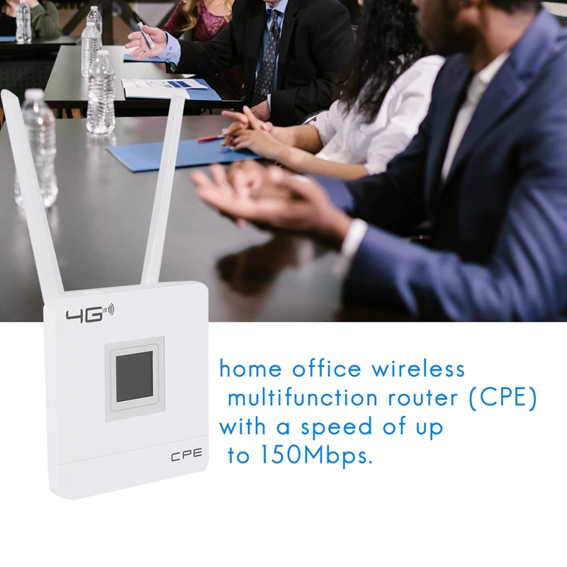 3G 4G LTE Wifi Router 150Mbps Portable Hotspot Unlocked Wireless CPE Router With Sim Card Slot WAN/LAN Port EU Plug