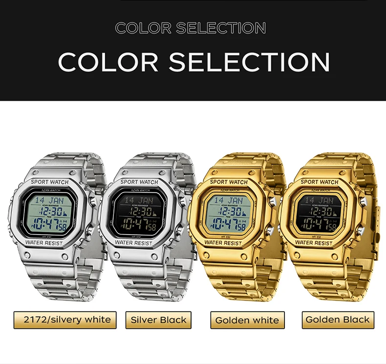 Orologio da polso digitale di lusso da uomo, orologio da polso alla moda, orologio antiurto con conto alla rovescia, impermeabile, con data e settimana, orologio da uomo_voghion.com