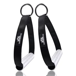 Premium Metal Gym Handles with Non-Slip Grip (Black)