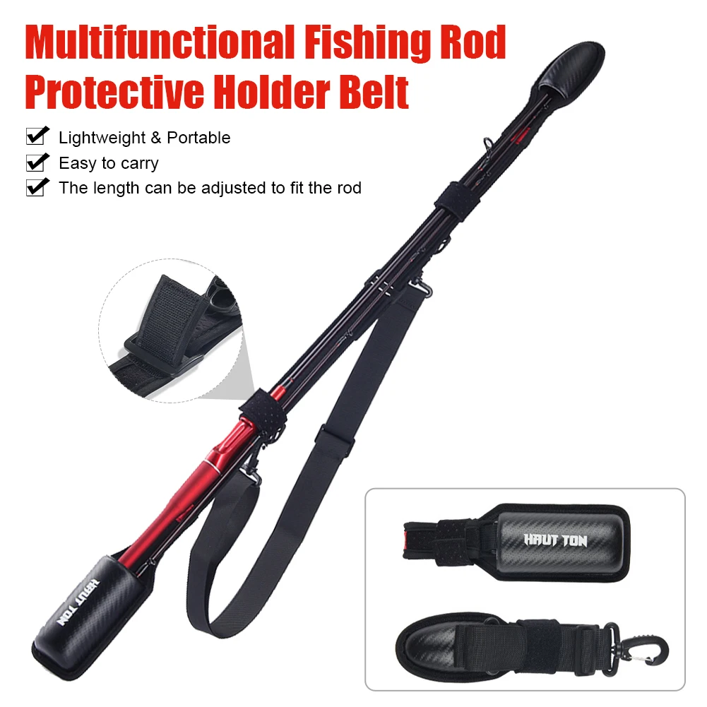 

Fishing Rod Storage Bag Adjustable Fishing Rod Shoulder Belt Portable Suspenders Sling Fastener Tie Fishing Tackle Accessories