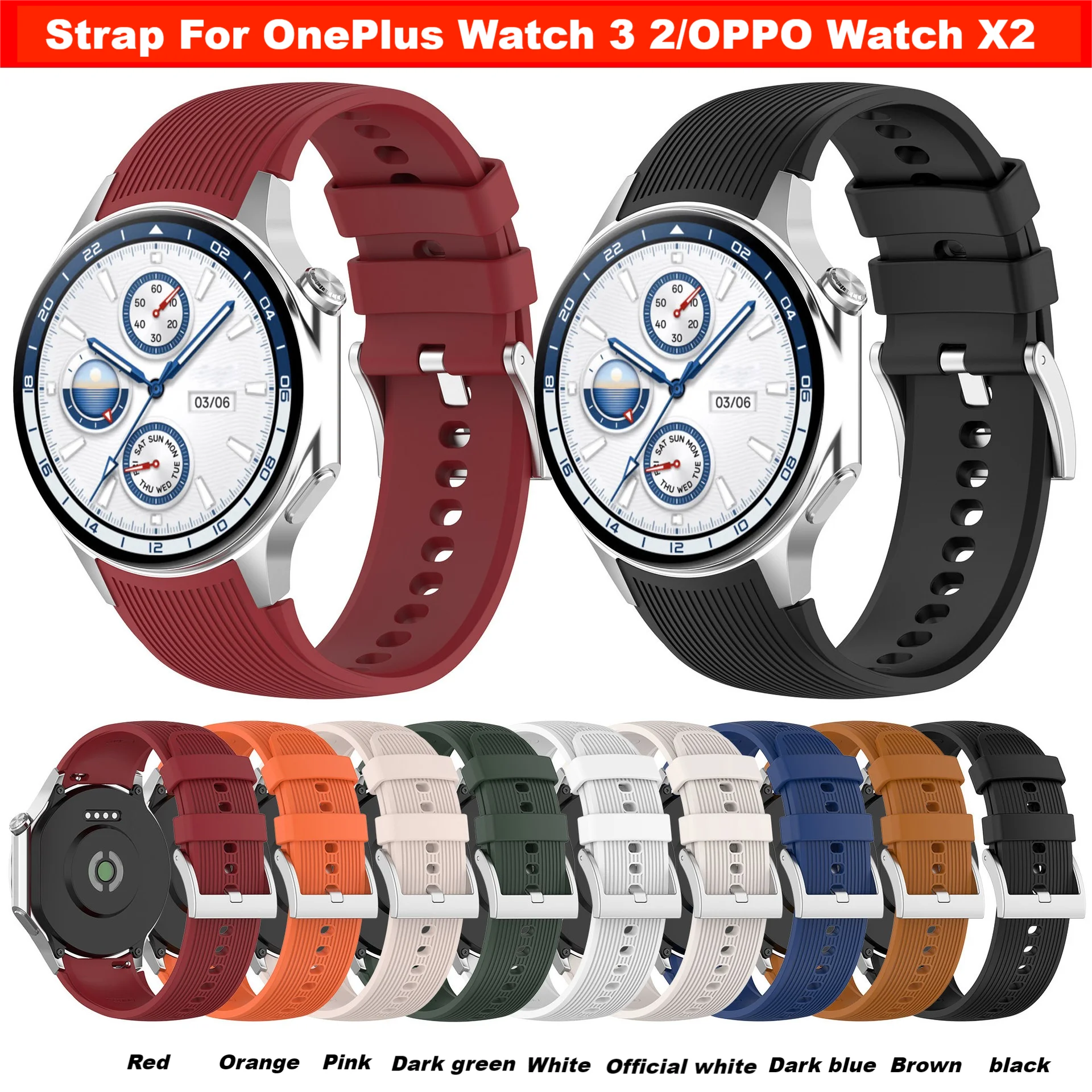 Universal Sports Watch Band – Unisex Replacement Strap