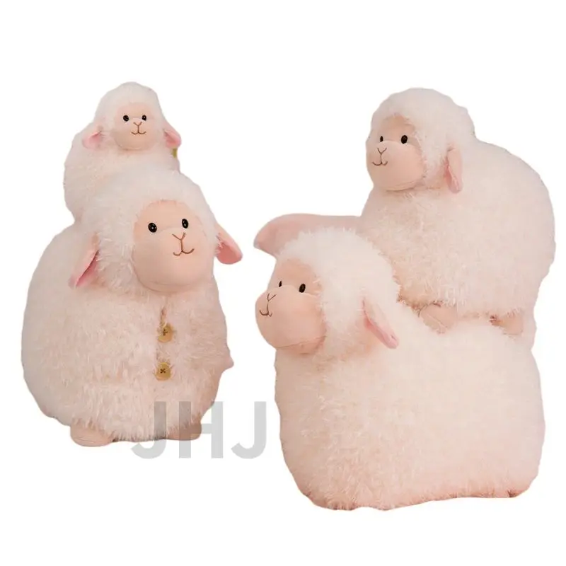 

Kawaii Cute игрушечные Овцы белая Альпака Плюшевые наполненные куклы Bebes спальные игрушки грелка для рук подарки на день рождения