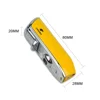 New COHIBA Lighter Metal 3 Jet Butane Torch Lighter Cigar Stamping Bar Sharp Lighter Cigar Knife Cigar Scissor For Gift（No Gas） 4