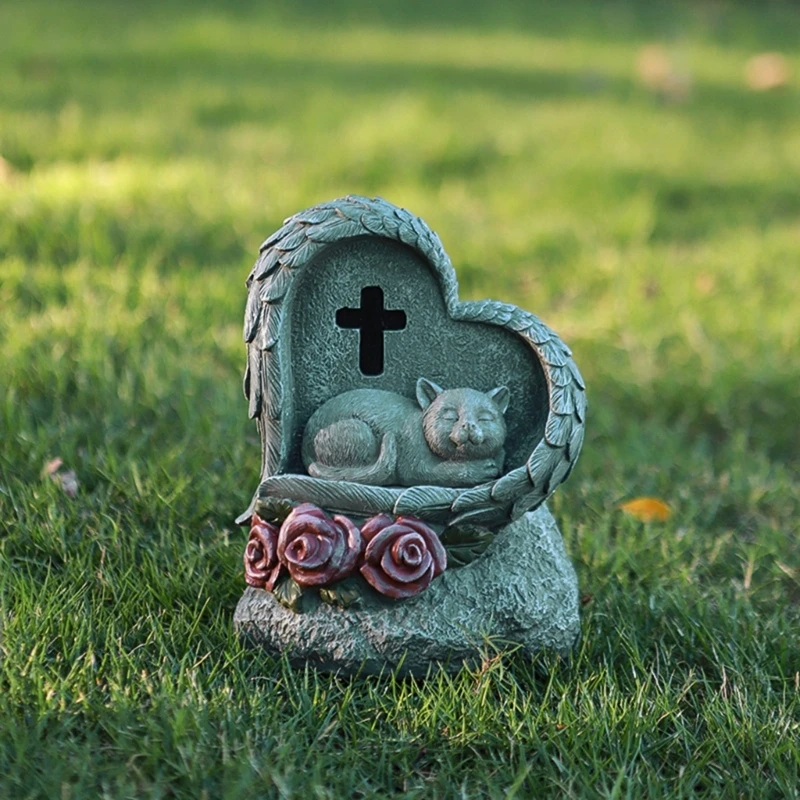Pet Cemeteries Decoration Dog Memorials Keepsakes Elegant Dog Memorials Ornaments for Pet Lover Gift