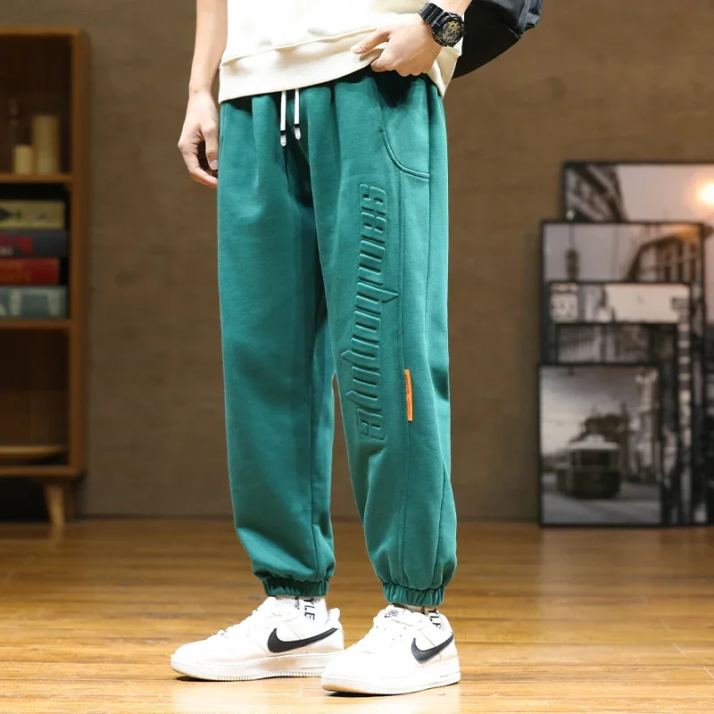 2024 New Men's Sweatpants Baggy Joggers Fashion Letter Hip