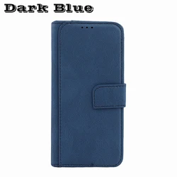 Elegant Flip Leather Wallet Phone Case - Premium Protective Cover and Stylish Shell Bag for Doogee Blade 10 (Dark Blue)