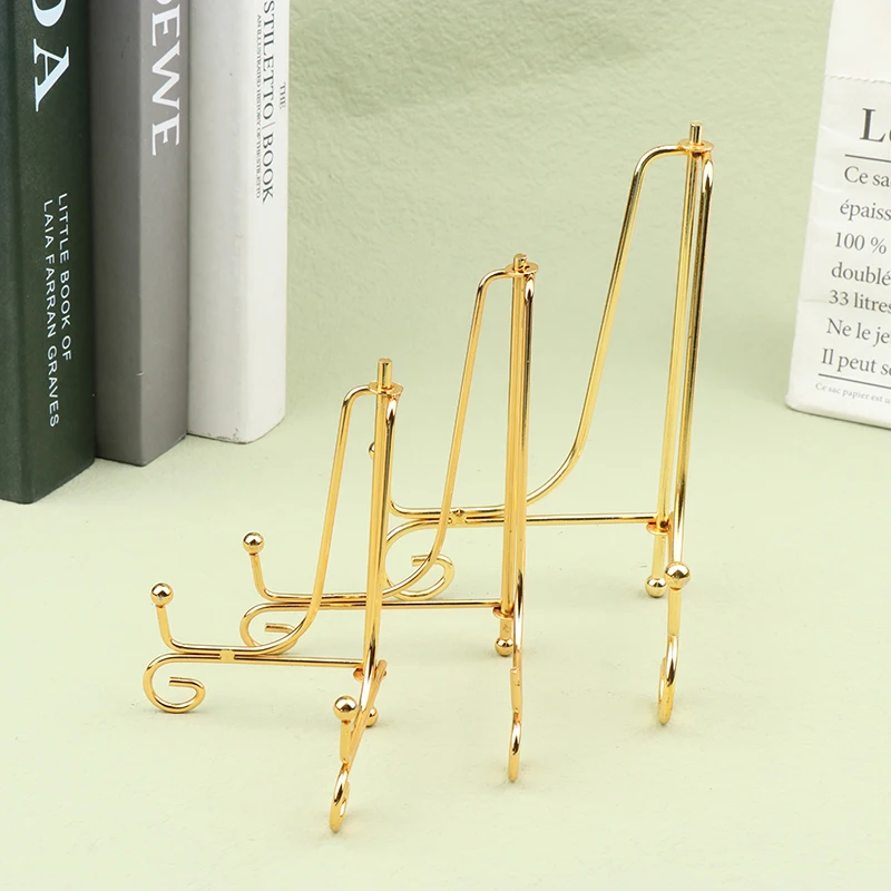Set 7 Supporti Per Piatti Da 8 Pollici In Metallo Nero – Espositori Per Quadri, Libri, Cornici, Piatti Decorativi – Altezza 20,3 Cm - 4