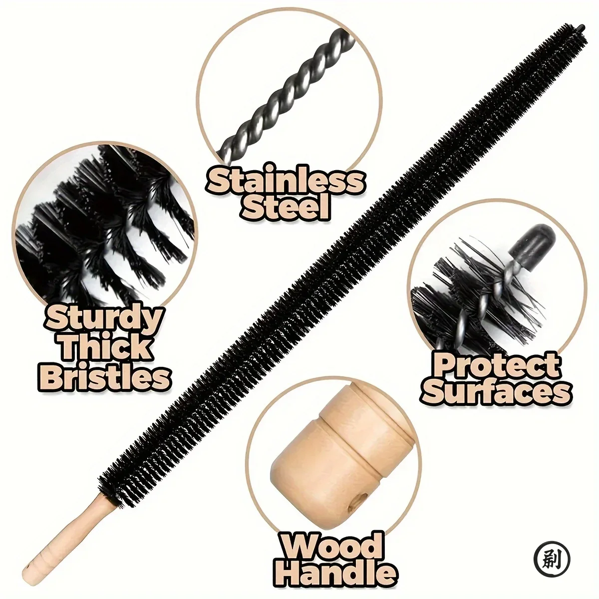 Radiator Cleaner Brush Washing Machine Lint Cleaning Brushes Long Flexible thumbnail 9