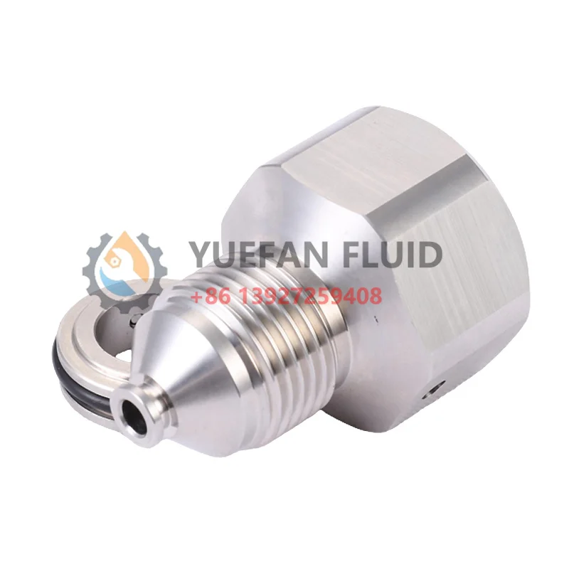 Ultra High Pressure Adapter 40K Pump Discharge Male Plug Fitting for 40,000 psi Fluid End