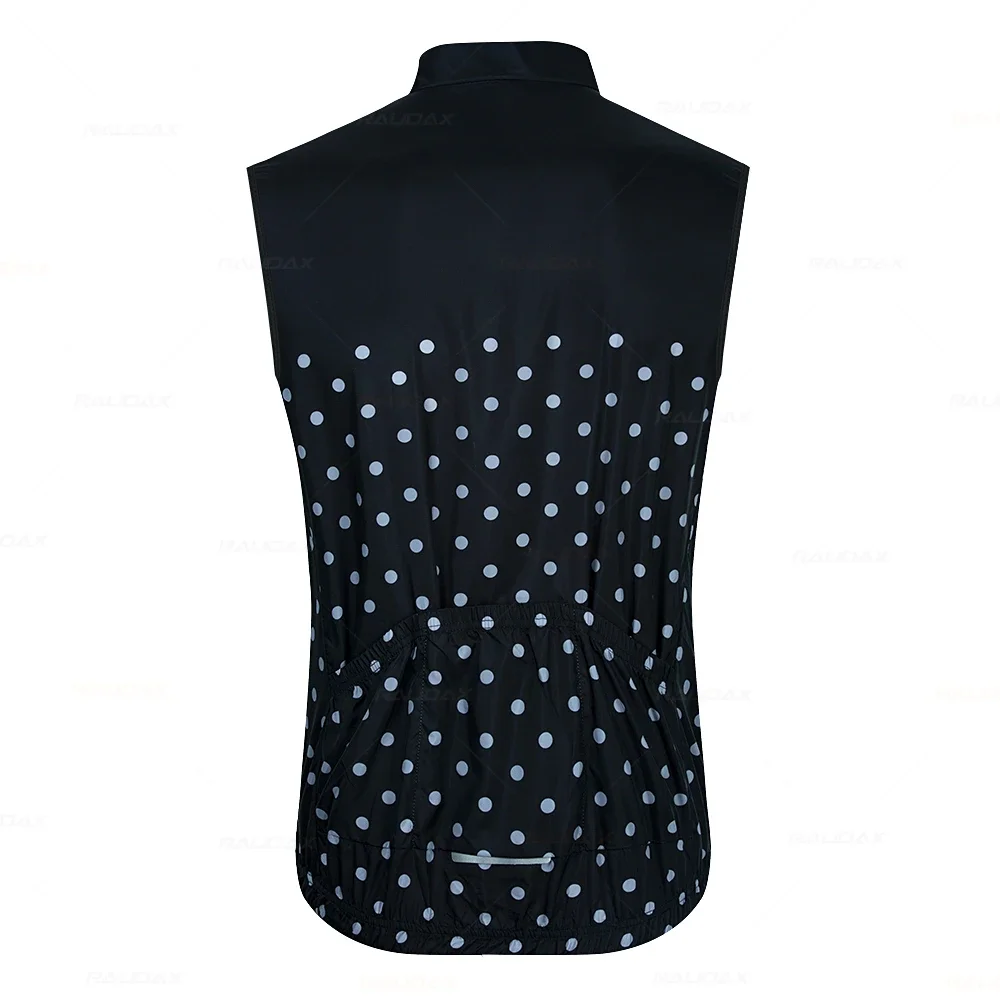 Raudax Cycling Jackets Unisex Bicycle Windproof Cycling Clothing Bike Maillot Sports Sleeveless Vest Light Thin Jersey