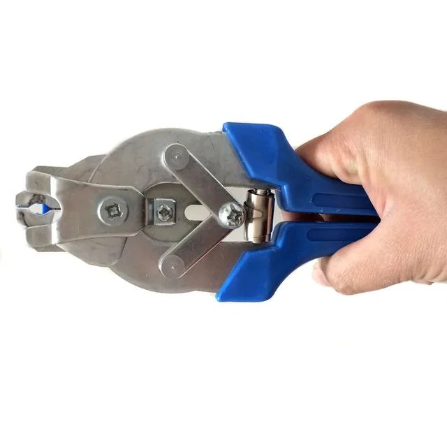 Nuovo strumento per pinza per anelli di maiale o 600 pezzi M Clip Graffette Gabbia per polli Rete per recinzione metallica Maniglia antiscivolo Utensili manuali in acciaio inossidabile 6