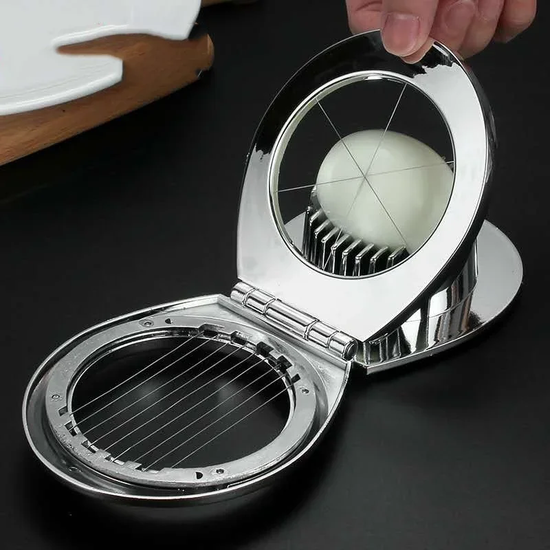 Egg Slicer Cutter Zinc Alloy Kitchen Tools Eggs Divider Splitter Strawberry Cutter Accessories egg cutter,egg slicer