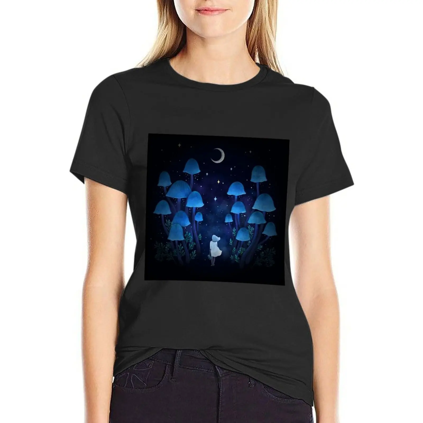

Fungi Forest - Dreamy Night T-shirt korean fashion tops Women's t-shirt