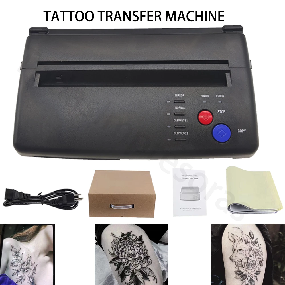 Mini Thermal Tattoo Transfer Copier Clear Patterns Tattoo Transfer Printer  W EUJ