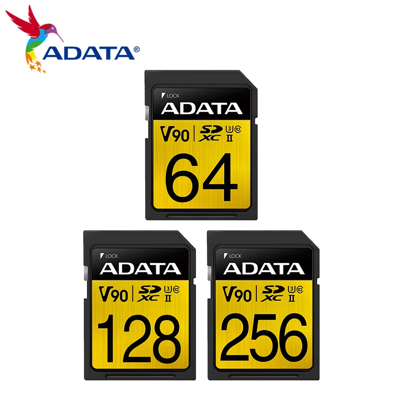  ADATA ̾ ONE SDXC 64GB V90 UHS-II U3 128GB 256GB  ÷ SD ī TF ī ޸ ī 4K/8K ī޶ 