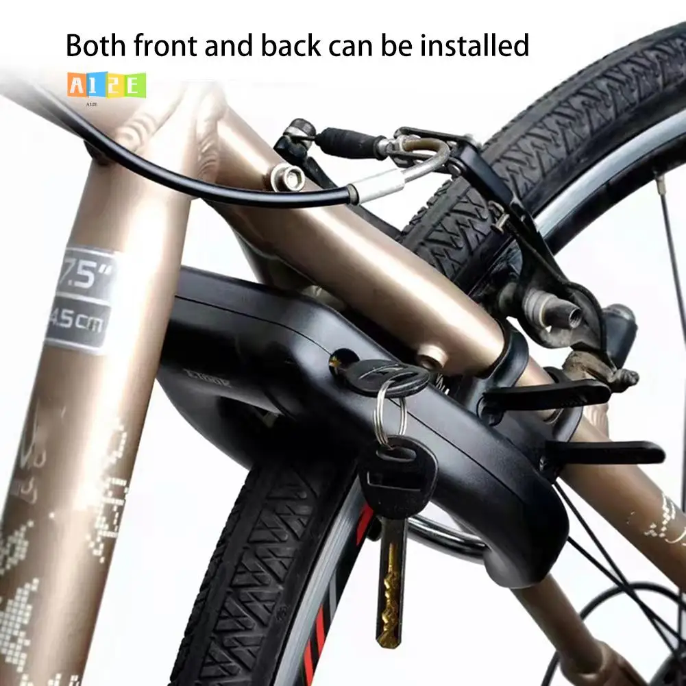 A12E-자전거 잠금장치 일반 자전거 말굽형 잠금장치 번호 로드 MTB 자전거 잠금장치 야외 자전거 액세서리