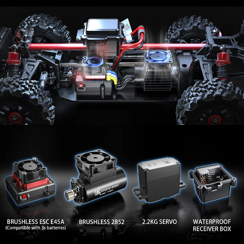 Hyper Go MJX 14209 14210 V2.0 1/14 RC Car Brushless 2.4G Remote Control 4WD Off-road Racing RC Truck Electric Hobby Toy 3
