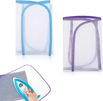 2pc Protezione termica Panno da stiro Protettore Stiratura Scorch Saving Mesh Pressing Pad Panno Isolante per un facile stiratura Cucito 1
