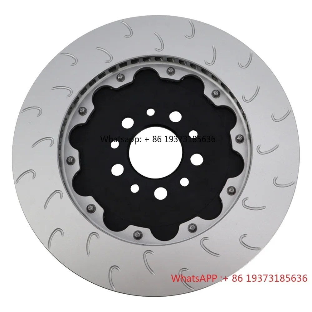 알파 로메오 줄리아 콰드리포리오 프론트 드릴드 브레이크 디스크 로터용 자동차 고탄소 합금 복합 브레이크 디스크
