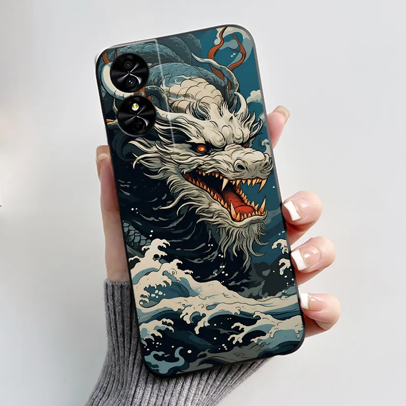 Stylish Silver Beach Design Shockproof Soft Silicone Phone Case