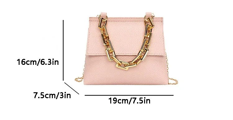 Women Bag Fashion Trend Mobile Phone Chain Small Crossbody Shoulder Messenger Bag PU Purses Luxury Designer