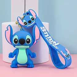 Charming Multi - Color Stitch Keychain - Adorable and Durable Anime Accessory (Stitch - Blue)