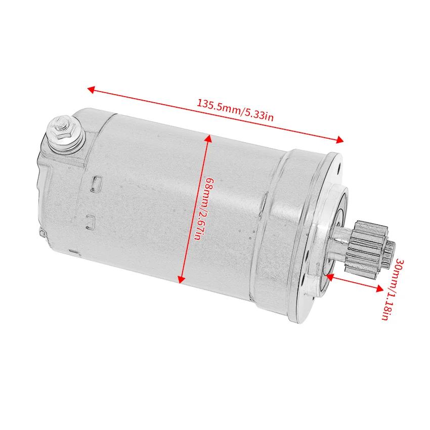 Motorino di Avviamento 2704001 per Ducati Monster 400 600 620 695 696 750 800 900 S2R S4 S4R IE Multistrada 620 Dark Sport Touring ST2 ST4 - immagine 3