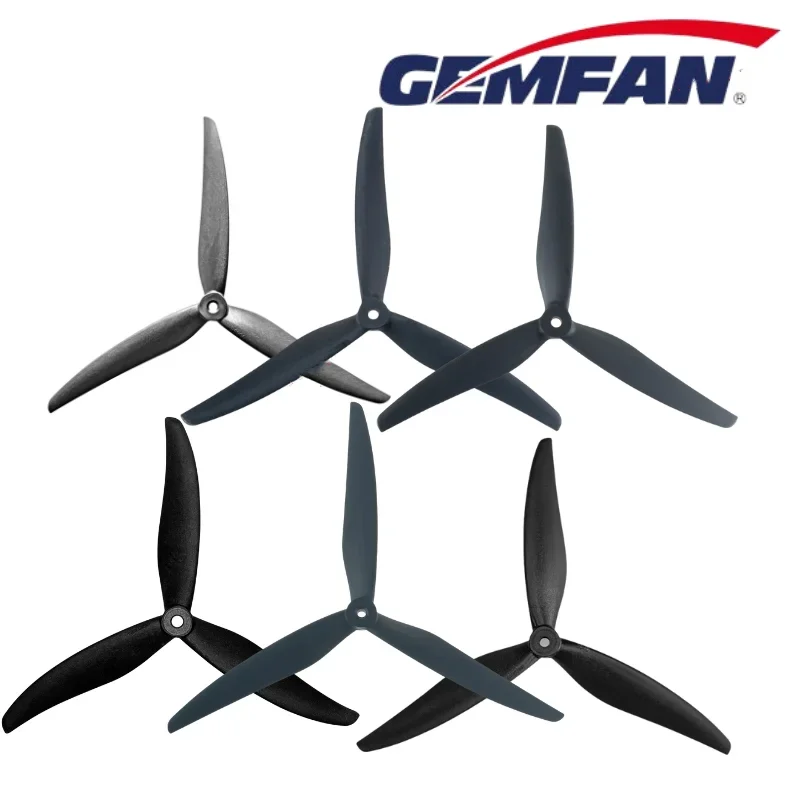 4pcs/2Pairs(2CW + 2CCW) Gemfan 1050 10X5X3 3-Blade Glass Nylon Fiber Propeller Multirotor 10" FPV Cinelifter MarcoQuad multirotor propeller