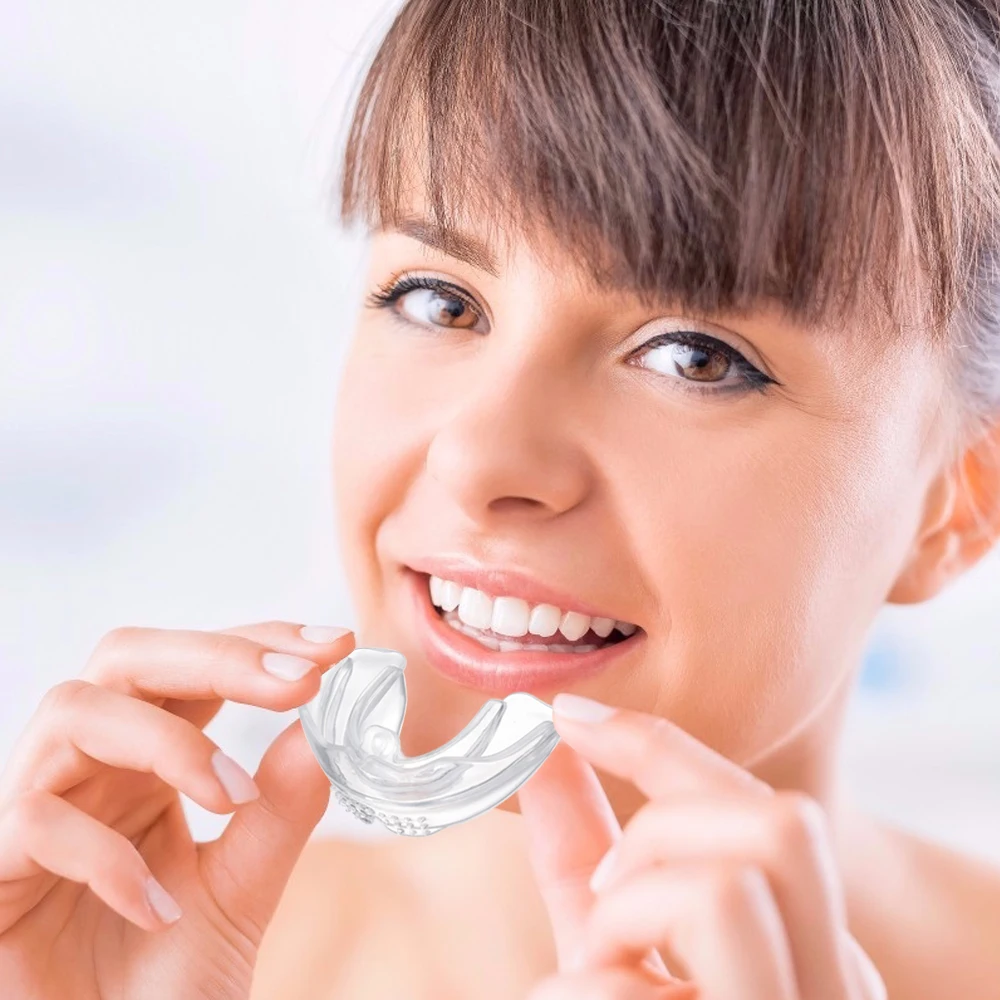 Teeth Alignment Trainer 3 Stages Orthodontic Braces Dental Braces Smile Teeth Alignment Trainer Instanted Silicone Teeth Retainer Transparent Corrector