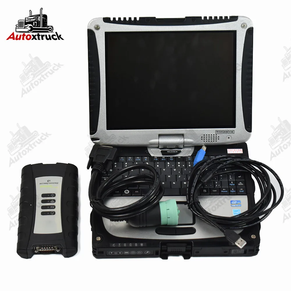 

CF19 Laptop Electronic Data Link V5.3 AG CF EDL V3 Advisor Diagnostic tool agricultural Tractor construction equipment diagnosis