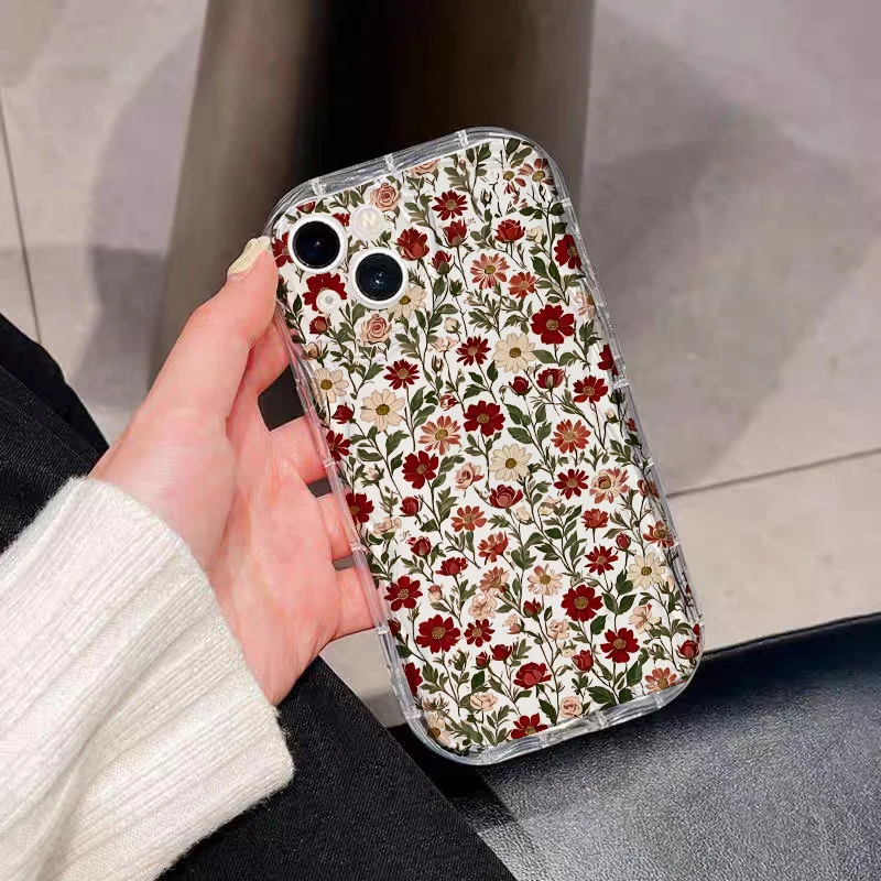Vintage Floral Phone Case - Elegant and Stylish Design