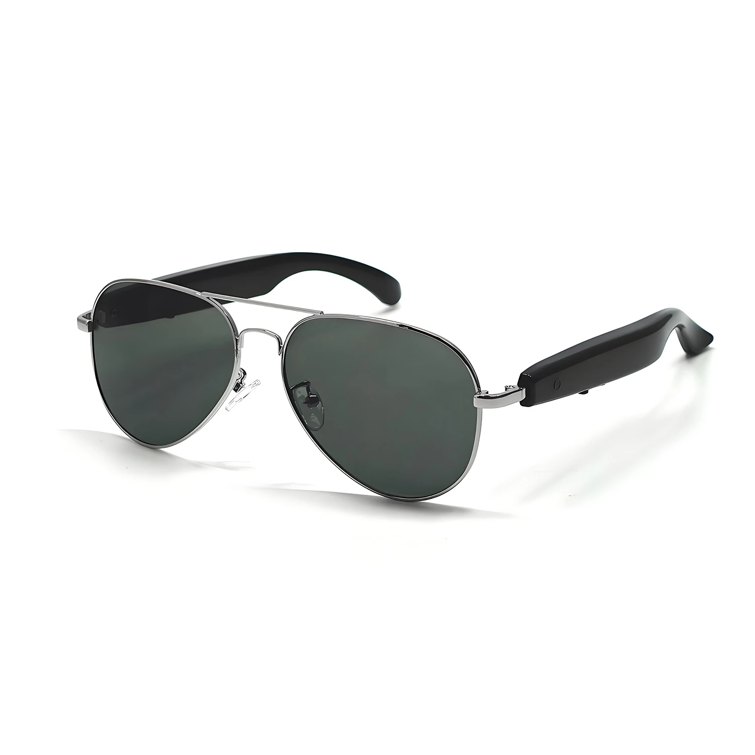 Cool AI Smart Glasses Occhiali da sole Bt stile Steampunk avanzato con display Pilot Smart Glasses Traduzione Oro Nero - immagine 6
