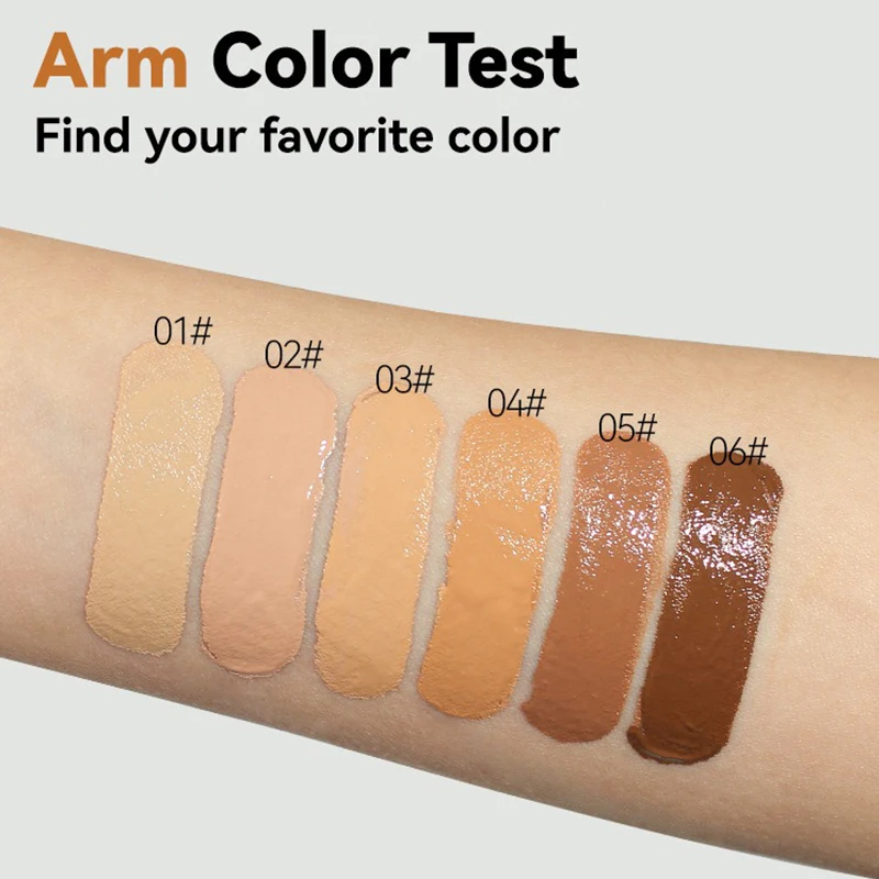 Matte Liquid Foundation Oil Control Concealer BB Cream Waterproof Lasting Full Coverage Natural Holding Makeup Face Base 4