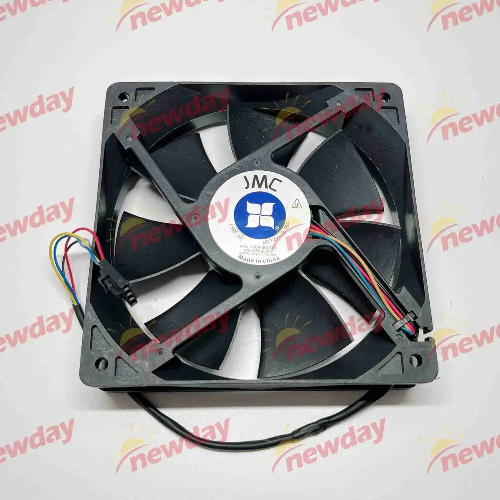 

JMC 1225-12 HBAPW 12025 большой объемный вентилятор для охлаждения воздуха 12 в 0,75 А 4 провода 12 см