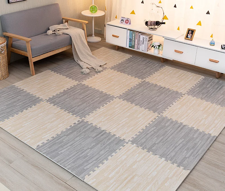 EVA Foam Floor Tiles For Kids 18-Piece Foam Play Mat Tiles ...