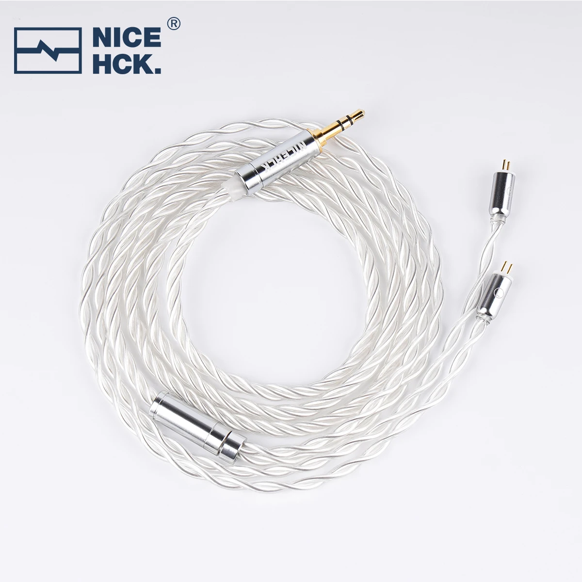 

NiceHCK sHeart HiFi Audio Earbud Cable 4N OFC+4N Silver-plated OFC Mixed 0.78 2Pin for YDX Wind FuDU NeZha Starfield Nova CHU