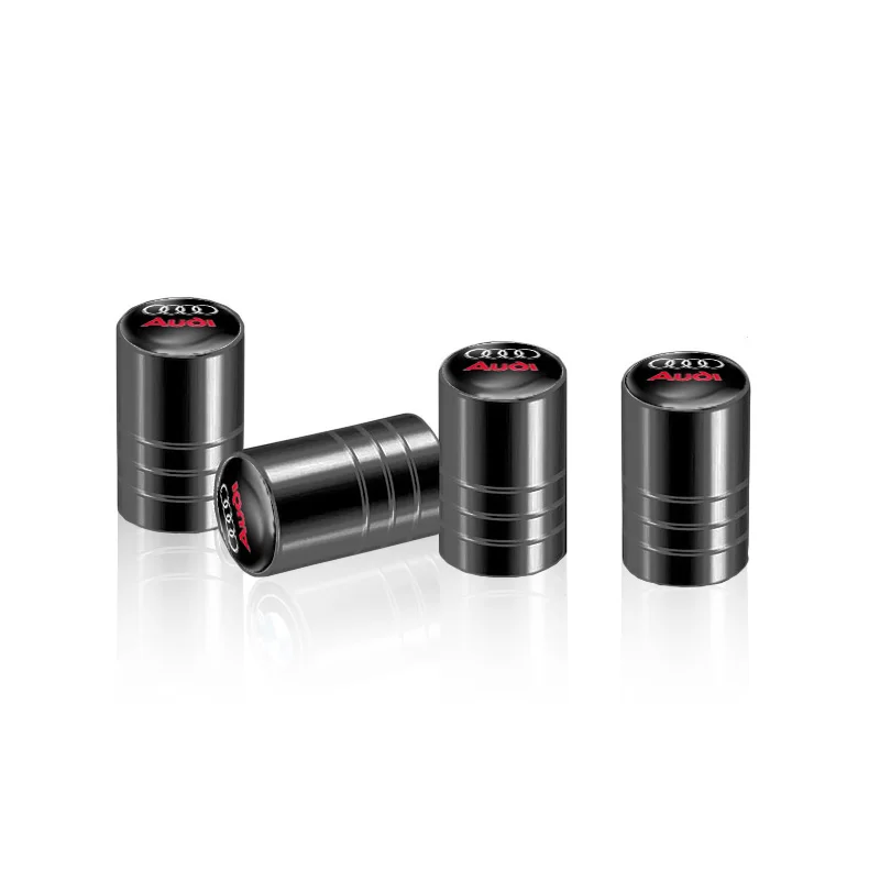Elegant Metal Car Tire Valve Stem Caps - Set of 4