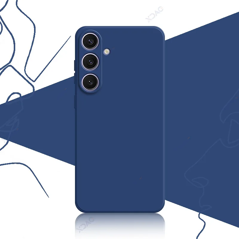 Square Liquid Silicone Phone Case - 360° Soft Protective Anti-Fall Armor Cover