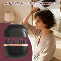 Nouveau Mini Lisseur Portable Rechargeable 2026 – Brosse Lissante Anti-Brûlure Sans Fil à Chargement USB 6