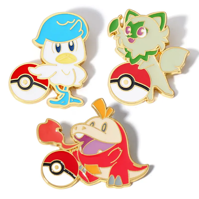 

Pokemon Anime Lapel Pins Backpack Jeans Enamel Brooch Pin Women Fashion Jewelry Gifts Kawaii Poke Ball Cartoon Badges