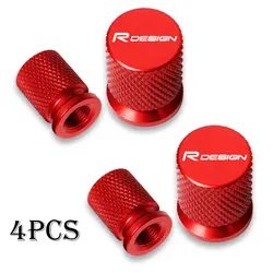Premium Car Wheel Tire Valve Caps - Airdust Waterproof Stem Covers (Rdesign)