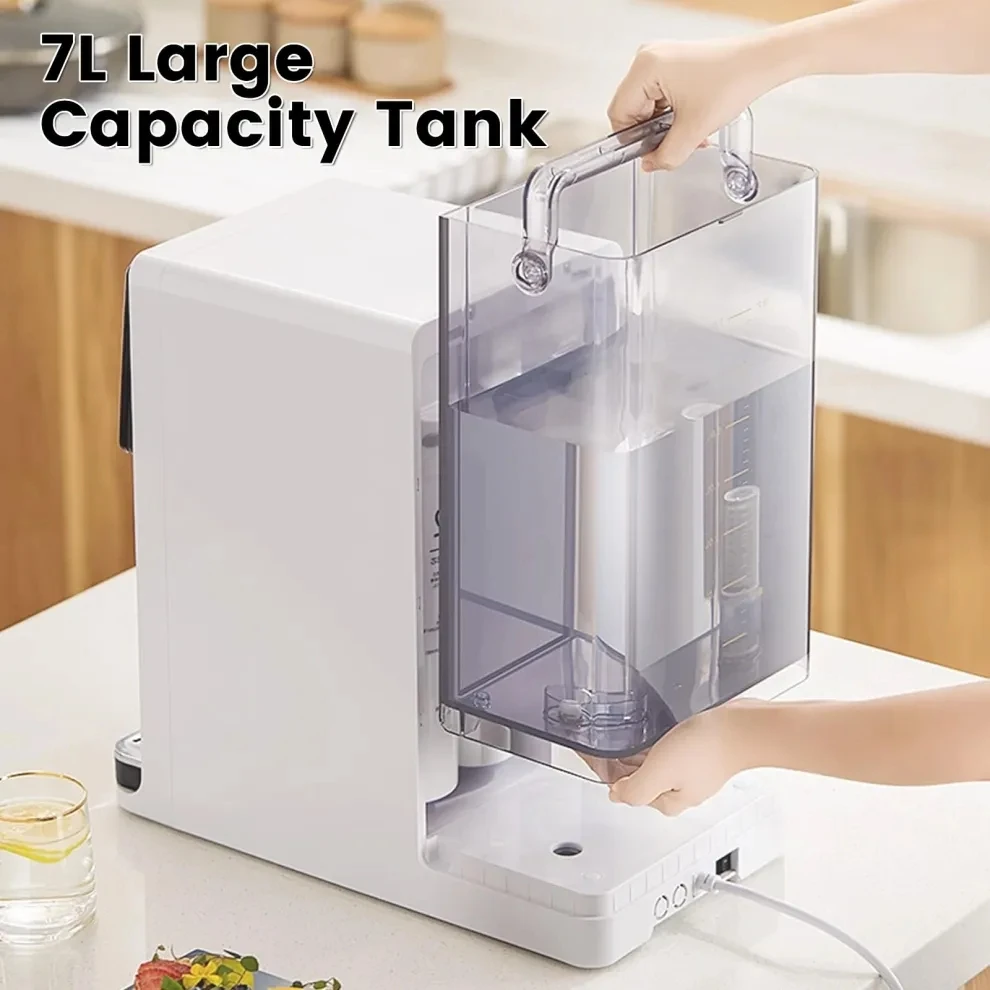 Countertop Reverse Osmosis System 5 Stage UV RO Water Filter System Instant Hot Water Purifier Tap Filter 7:1