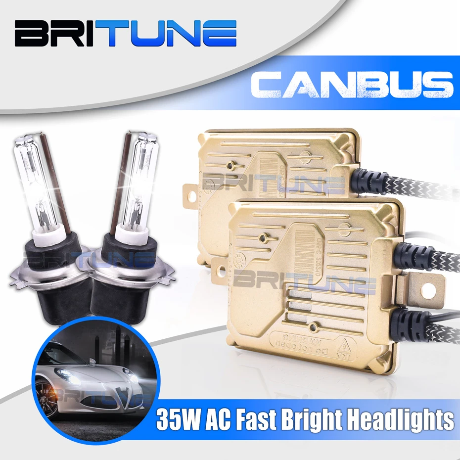 Britune Ignition Block Xenon Canbus Unit H7 D2h D2s H1 H11 Hb3 Hb4 Hid